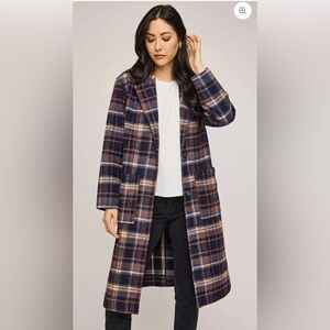 Gentle Fawn Ezra Coat, plaid two button coat